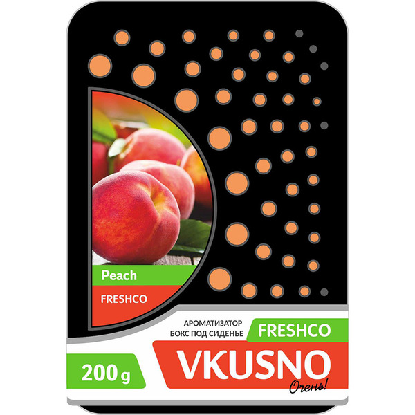 Ароматизатор Azard Freshco Vkusno Персик под сиденье (art.AR4BX070)