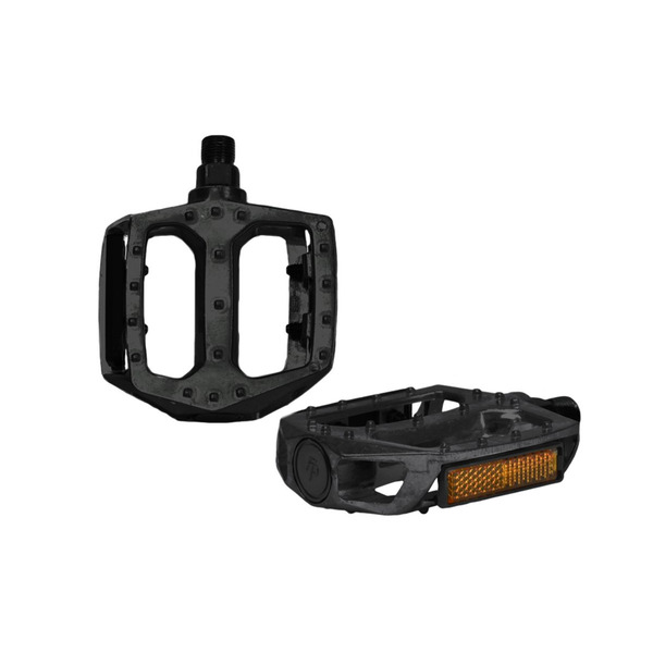 Педали велосипедные FEIMIN FP-965A, 85х85, алюминий, черные, FP-965A,85*85,blk