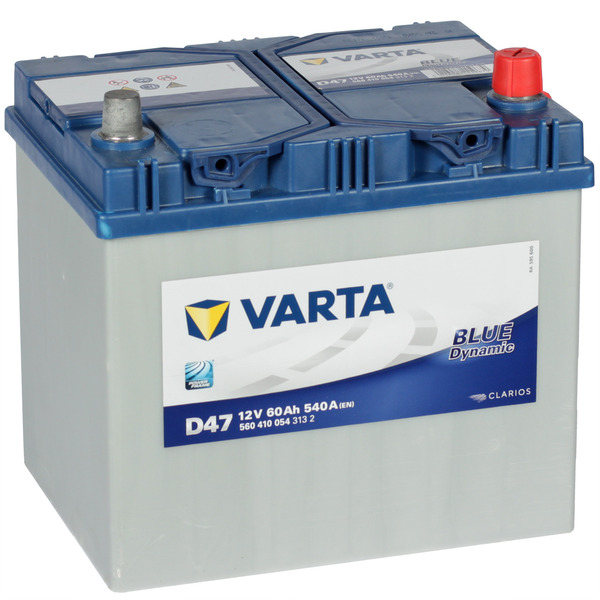 Автомобильный аккумулятор Varta Blue Dynamic D47 60 Ач обратная полярность D23L