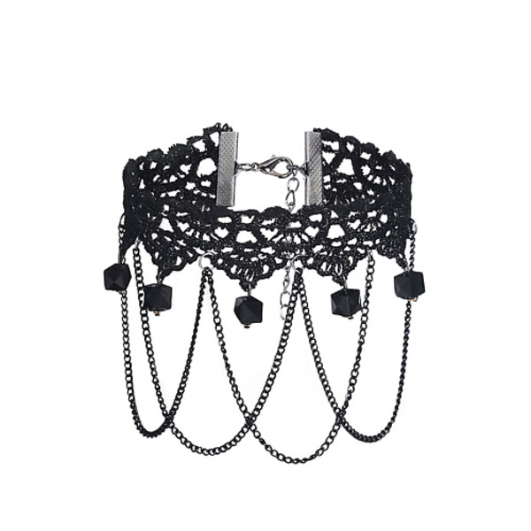 NOTHING BUT LOVE Чокер в готическом стиле "Камни и Цепи"