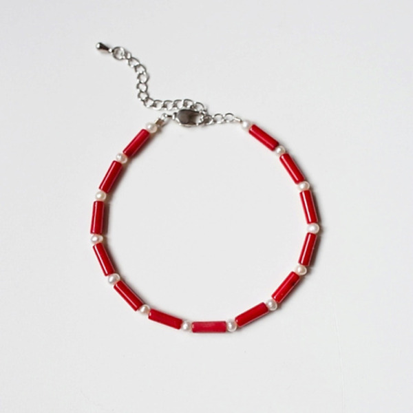 MORZA Браслет женский коралл бижутерия