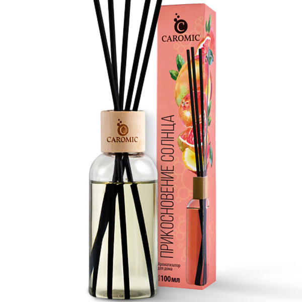 CAROMIC Диффузор ароматизатор для дома с палочками Прикосновение солнца 100