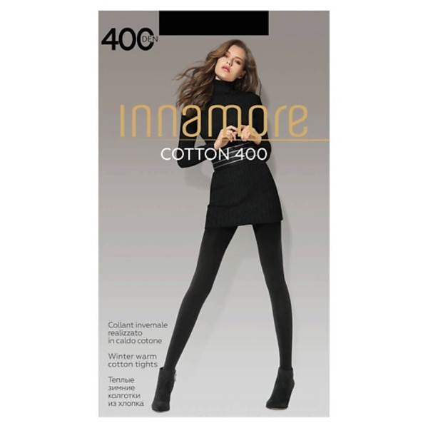 INNAMORE Женские колготки Cotton 400 den Nero