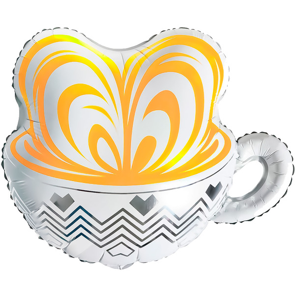 Шар (24"/61 см) Фигура, Чашка Капучино, 1 шт.