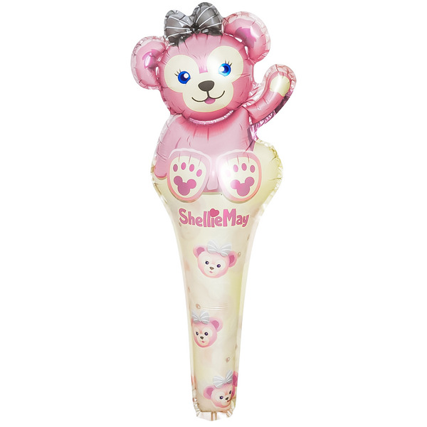 Шар ручной, с клапаном (24"/61 см) Фигура, Мишка с бантиком, 1 шт.