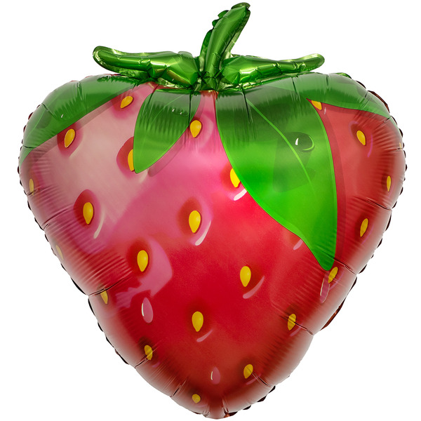 Шар (24"/61 см) Фигура, Клубника, 1 шт. в уп.