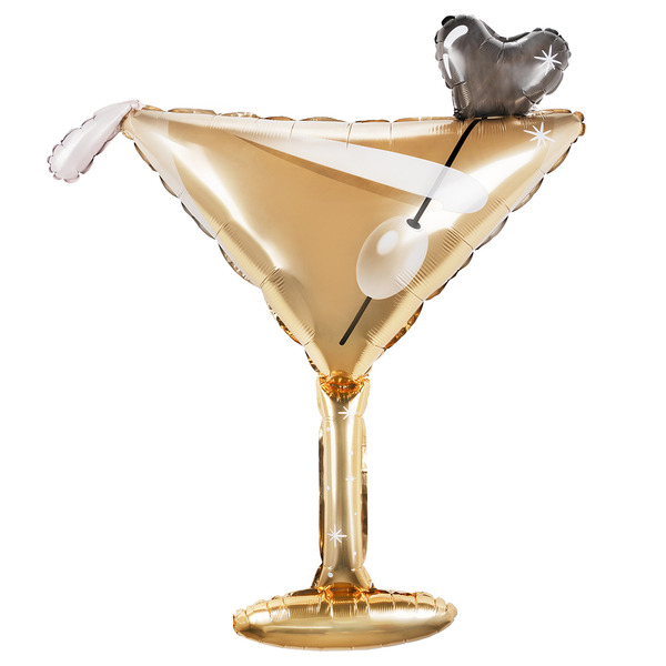 Шар (47"/119 см) Фигура, Бокал Мартини, 1 шт. в уп.