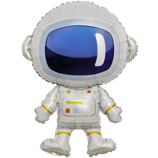 Шар (33"/84 см) Фигура, Космонавт, 1 шт. в уп.