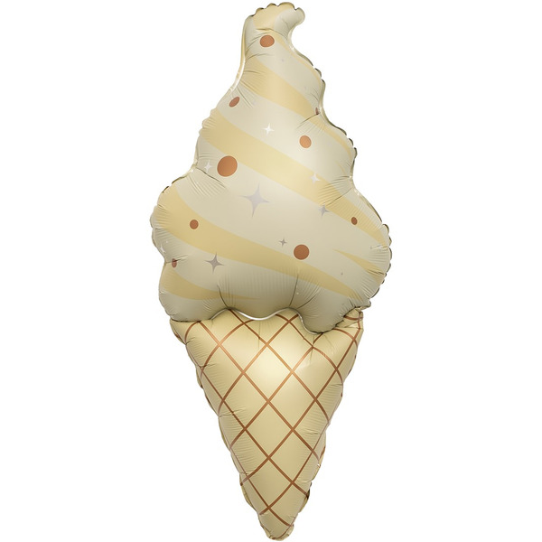 Шар (37"/94 см) Фигура, Мороженое, Сатин, 1 шт. в уп.