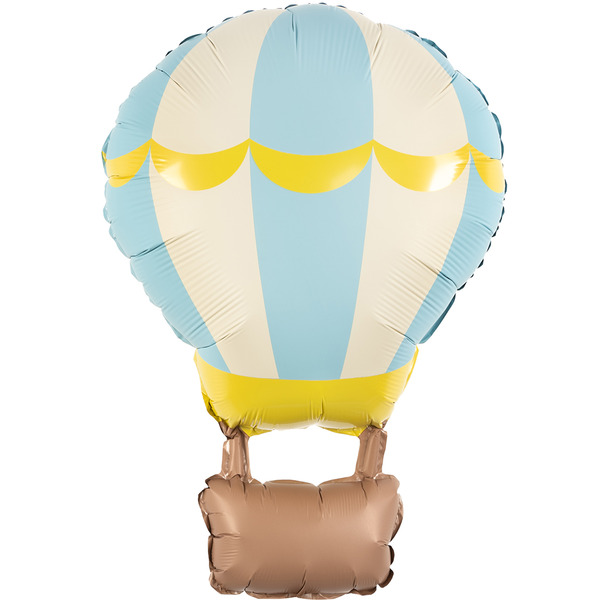 Шар (34"/86 см) Фигура, Воздушный шар, Голубой, Сатин, 1 шт. в уп.