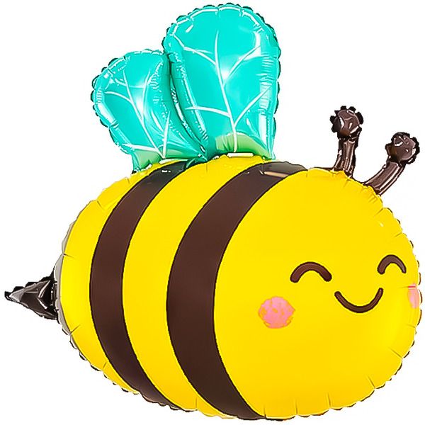 Шар (32"/81 см) Фигура, Милая пчела, 1 шт.
