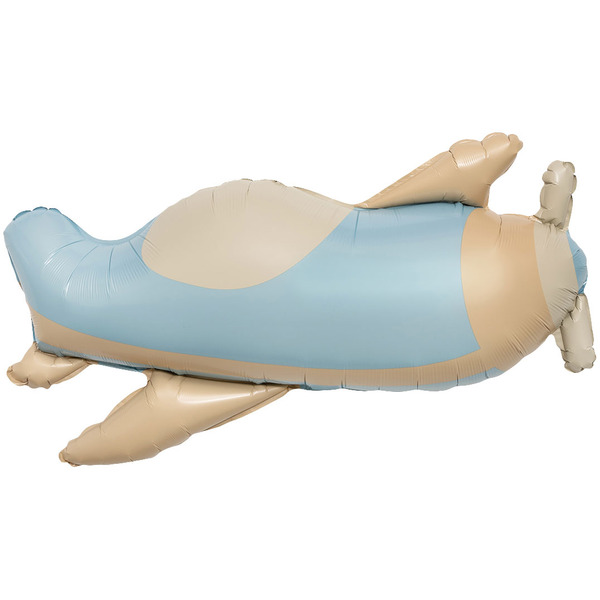 Шар (31"/79 см) Фигура, Самолет, Сатин, 1 шт. в уп.