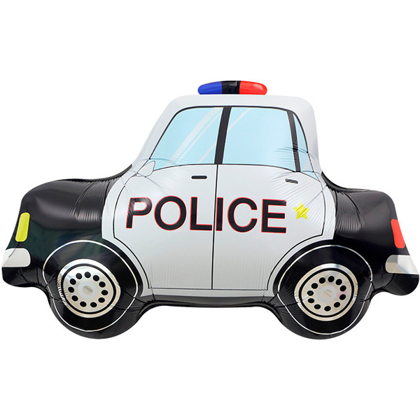 Шар (31"/79 см) Фигура, Полицейская машина, 1 шт.