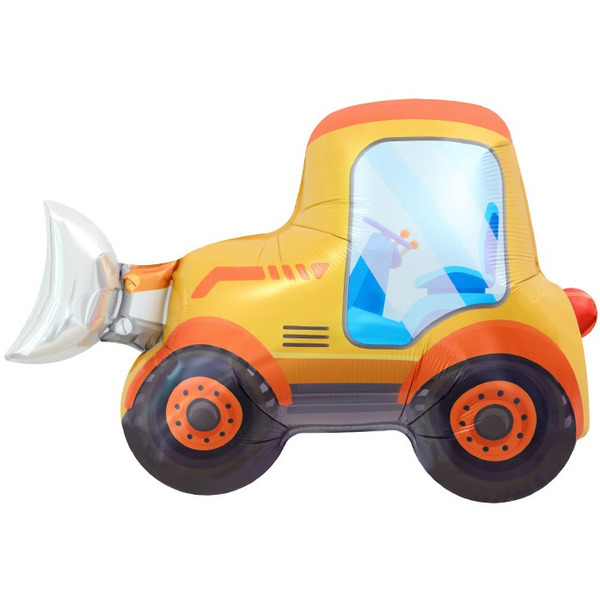 Шар (29"/74 см) Фигура, Трактор, 1 шт. в уп.