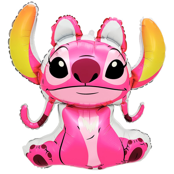 Шар (27"/69 см) Фигура, Любимый монстрик, Яркие ушки, Розовый, 1 шт.