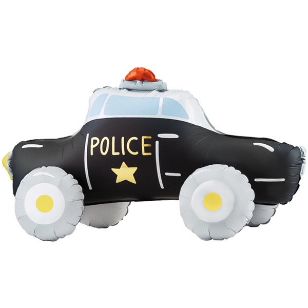 Шар 3D (32"/81 см) Фигура, Полицейская машина, 1 шт. в уп.