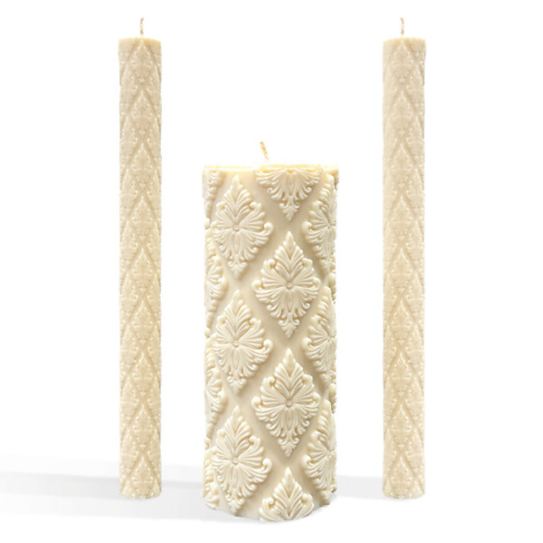 СВЕЧИ В ДОМ Набор свечей Свадебные свечи Ромб 800