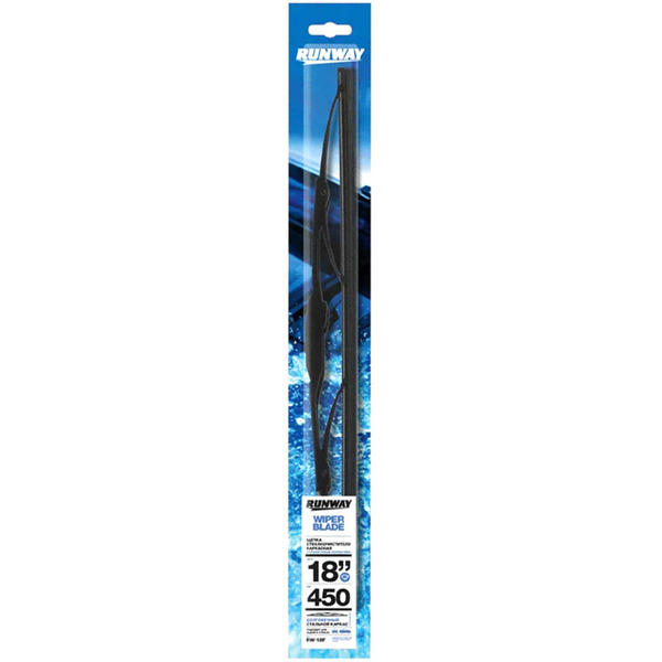 Щетка стеклоочистителя каркасная Runway 400мм/16" (art.RW-18F)