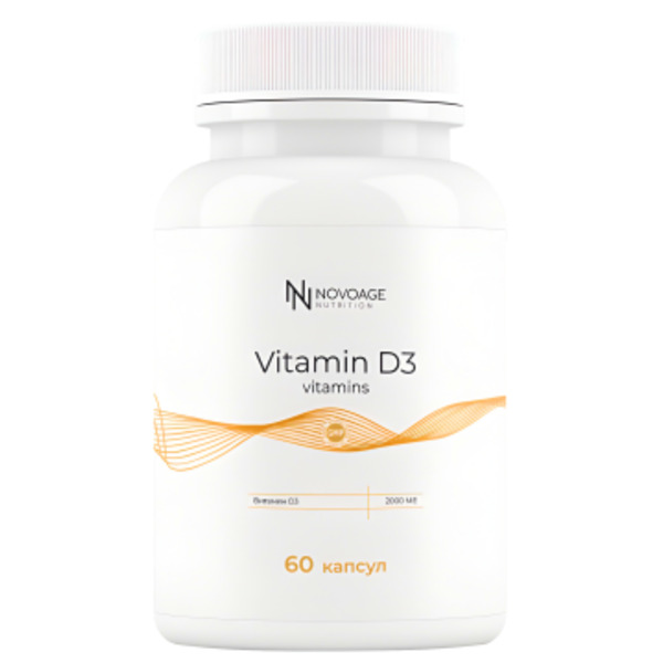 NOVOAGE nutrition, Витамин D, капсулы, 60 шт.