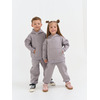 Джоггеры оверсайз "Пепел" с карманами утепленные