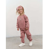 Джоггеры "Розовая дымка" утепленные 0+