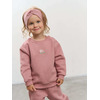 Свитшот "Розовая дымка" утепленный 0+