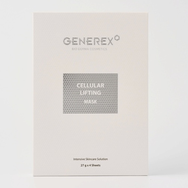 GENEREX Биоцеллюлозная лифтинг маска Cellular Lifting Mask 27