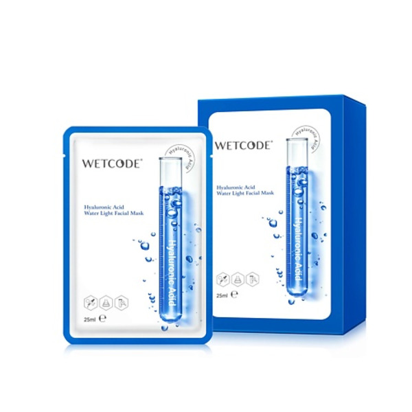 WETCODE Набор увлажняющих масок с гиалуроновой кислотой 5шт/упак. 125