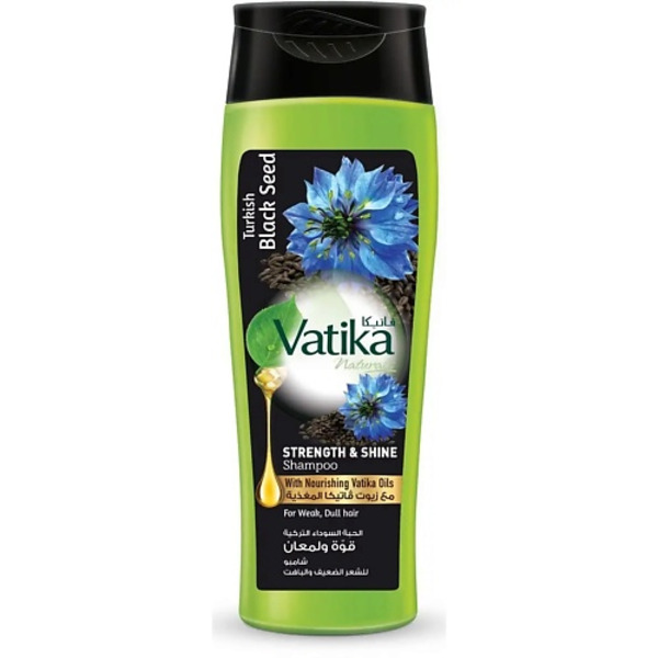 DABUR Шампунь для волос сила и блеск (Vatika Black Seed) 400