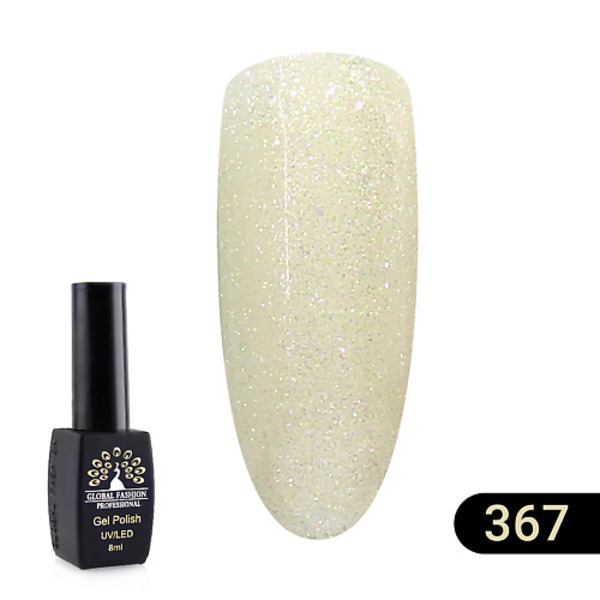 GLOBAL FASHION Гель-лак BLACK ELITE 001