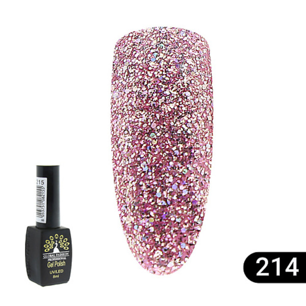 GLOBAL FASHION Гель-лак BLACK ELITE 001