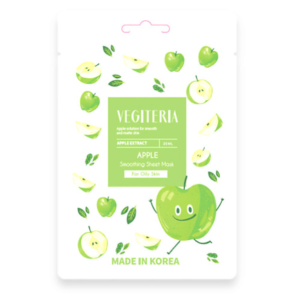 ЛЭТУАЛЬ VEGITERIA Тканевая маска "яблоко" для жирной кожи 23