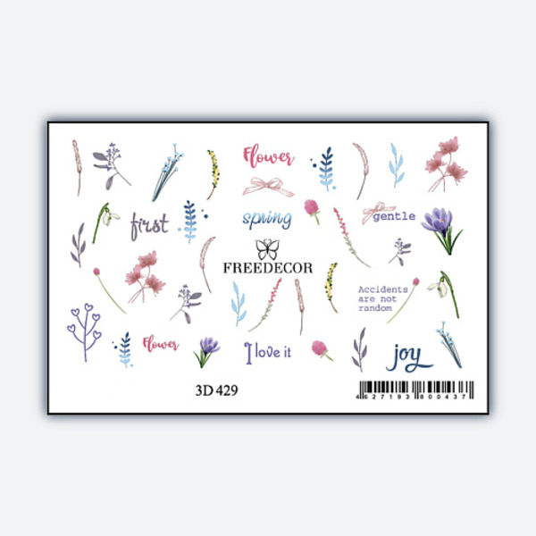 FREEDECOR Объемный 3D слайдер дизайн "Spring"