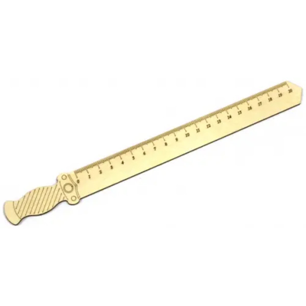 Линейка деревянная "Меч", 28 см