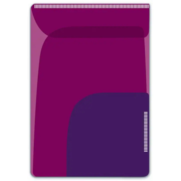 Папка-уголок для заметок, малиновый/фиолетовый