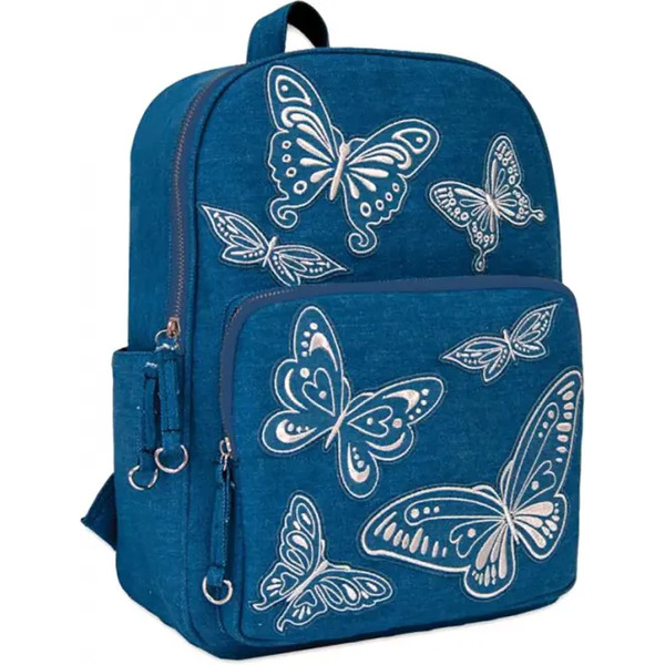 Рюкзак Бабочки, голубой