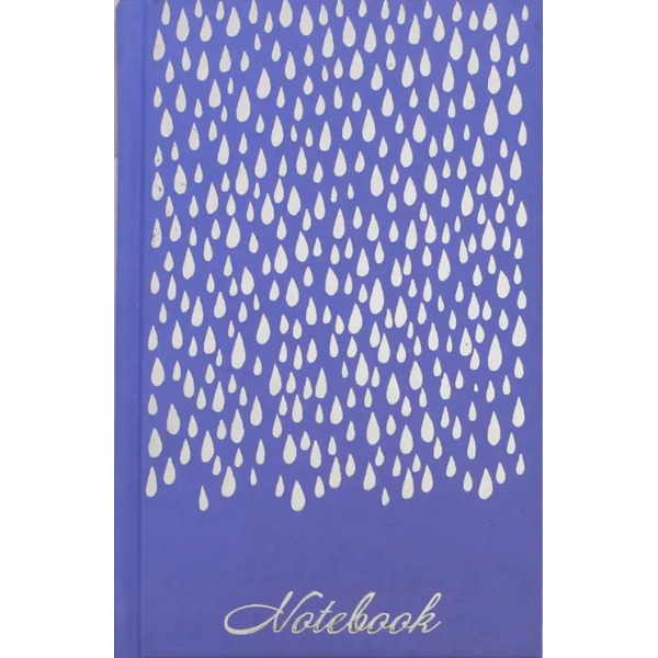 Записная книжка Notebook. Серебряные капли