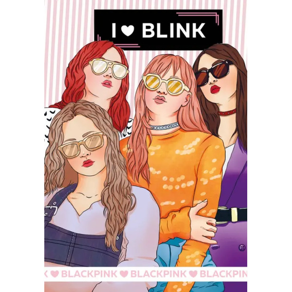 Обложка для паспорта. I love BLACKPINK