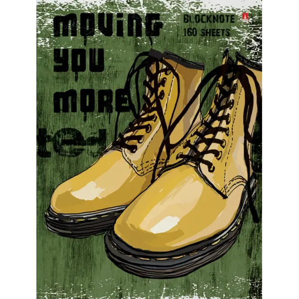 Блокнот-престиж. Boots, А6, 160 листов