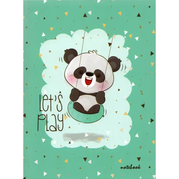 Записная книжка "Озорная панда", А6, 48 листов, точка