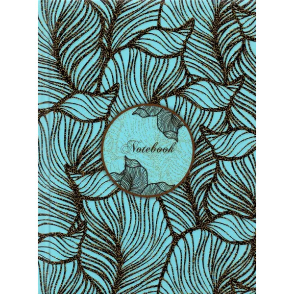 Записная книжка женщины "Листья", А6, 64 листа, клетка