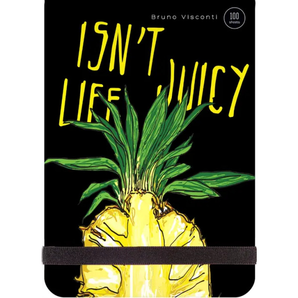 Блокнот. Megapolis Journal. Juicy Life. Ананас, А6, 100 листов, клетка
