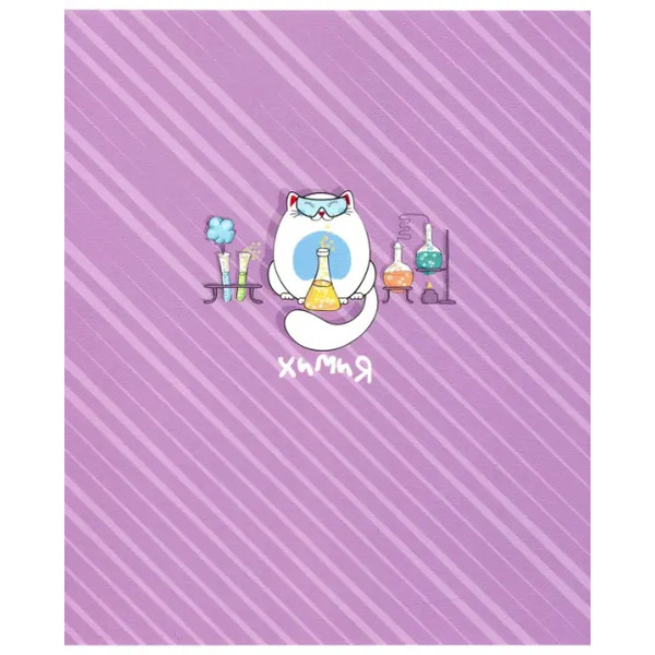 Тетрадь предметная. Mur-mur. Химия, А5, 48, клетка