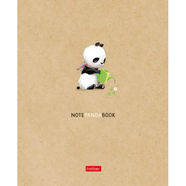 Тетрадь Panda_Book, 48 листов, клетка, А5, в ассортименте