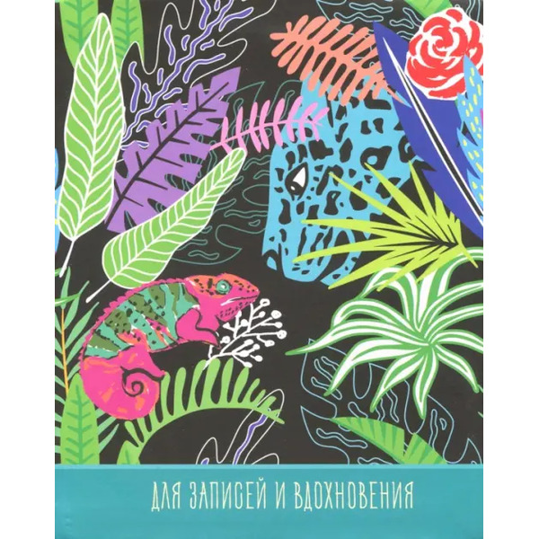 Книга для записей. 96 листов, А5, Яркий мир (ЕТИ596137)