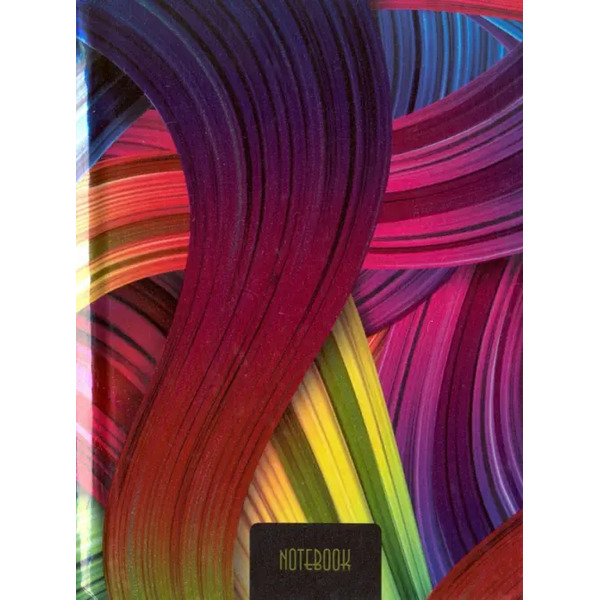 Книга для записей, 80 листов, А6 "Разноцветные нити" (КЗГ6801867)