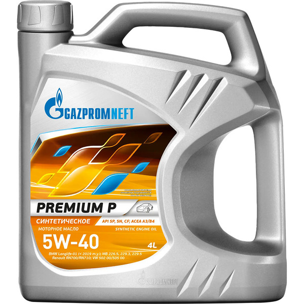 Масло моторное Газпромнефть Premium P 5W-40 4 л