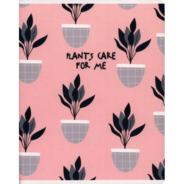 Тетрадь Pots. Растение, 48 листов, клетка