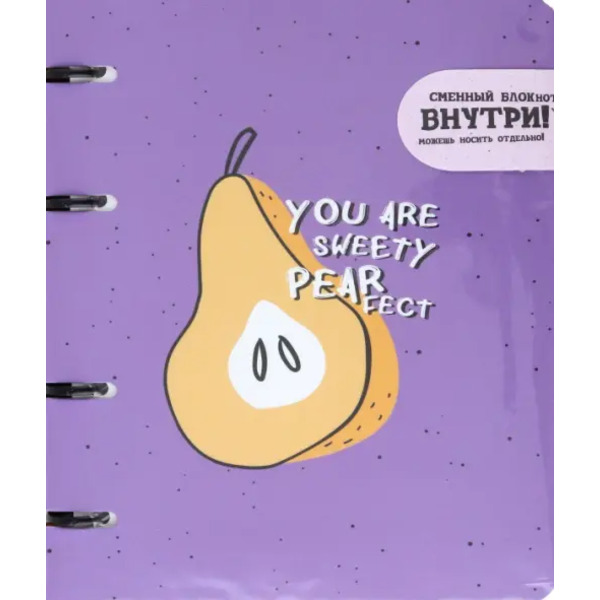 Комплект: тетрадь и блокнот Fruits. Груши, 80 + 80 листов, клетка