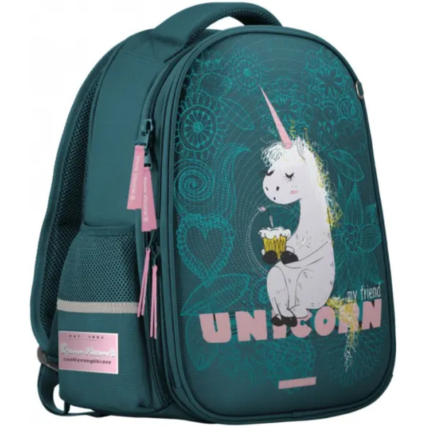 Рюкзак-капсула с эргономичной спинкой Unicorn, бирюзовый